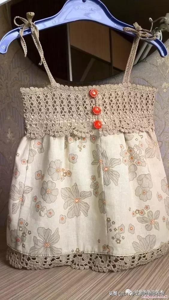 布艺手工制作蓬蓬裙,钩织裙子视频