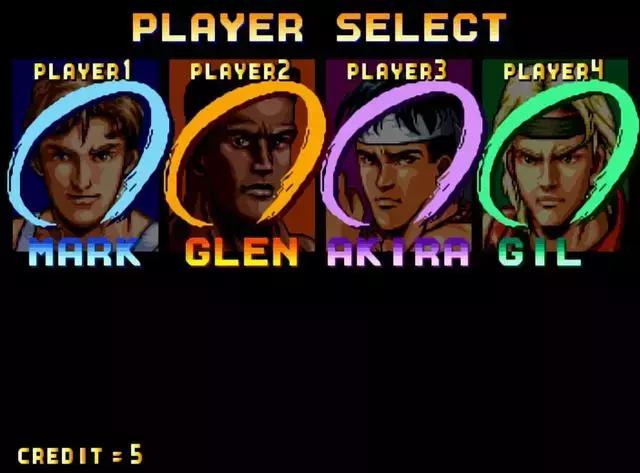 那些可以四人玩的街机游戏，不怕虎一样的敌人