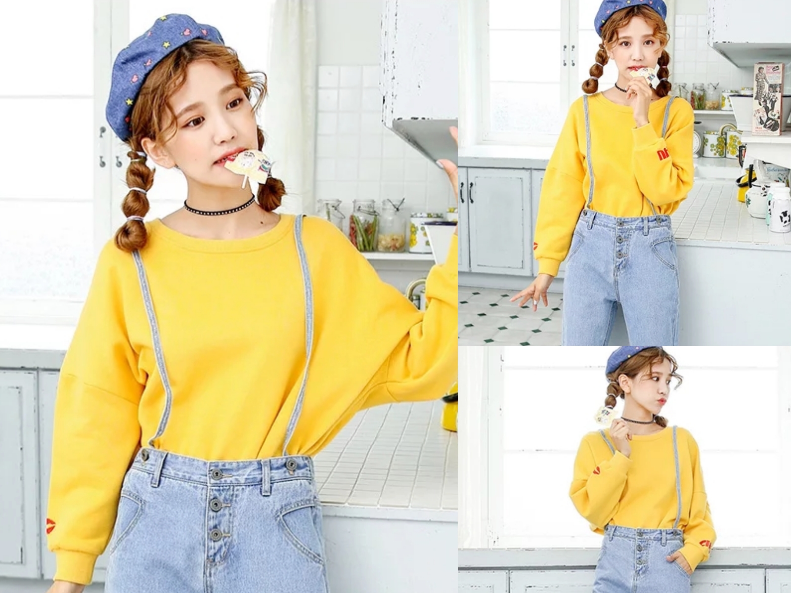 上学扎什么头发好看没有刘海可爱,头发两边扎两个小辫子怎么扎可爱