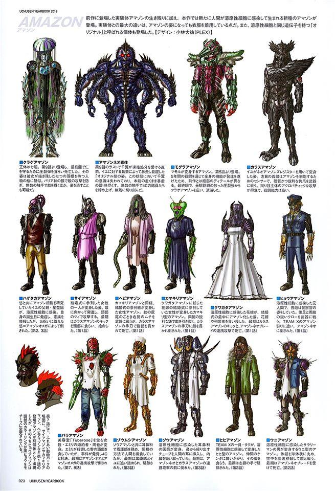 宇宙船Uchusen2008-2017假面骑士怪人设定(全)