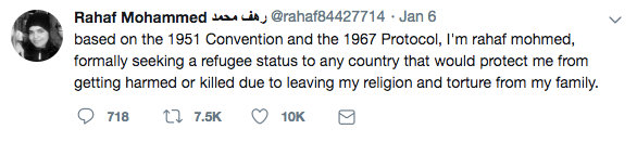 沙特女孩逃亡泰国,沙特女孩出逃