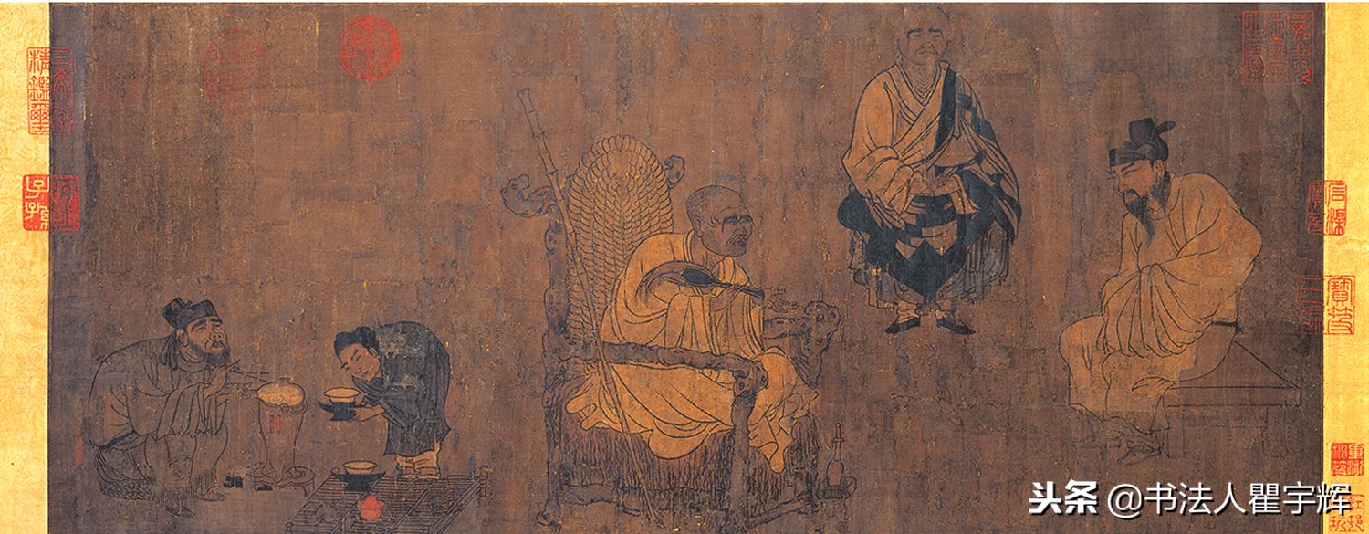 丝丝入扣，人物表情生动，历代名家《萧翼赚兰亭图》赏析