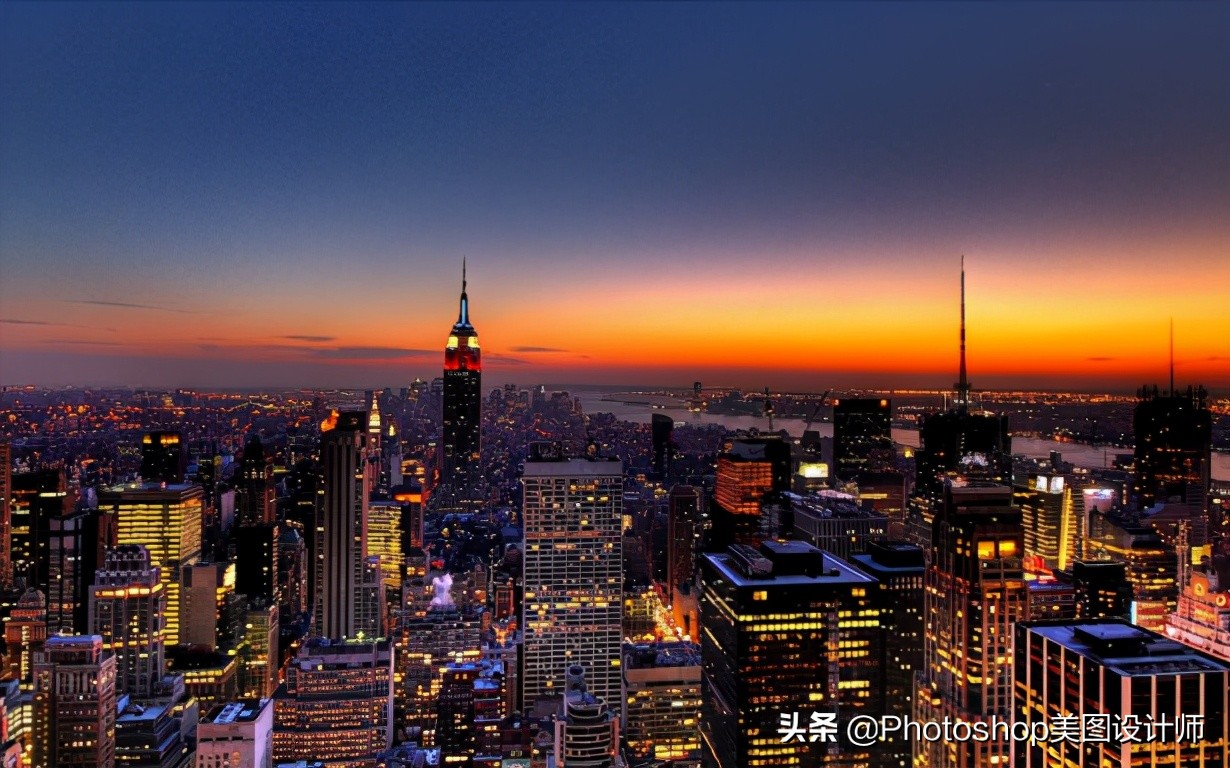 ps斑斓图片效果,ps夜色图片调色教程