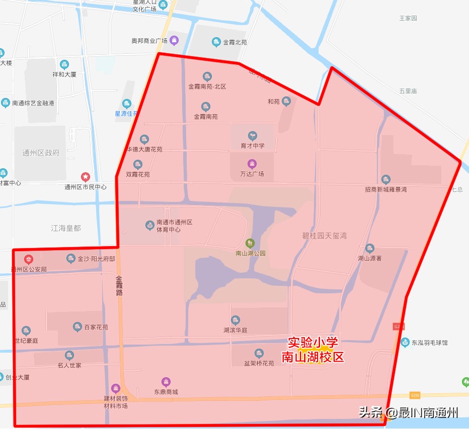 南通市通州区2024年初中施教区,南通市通州区小学划片一览表最新