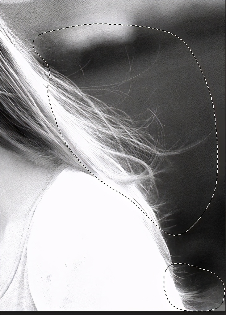 ps复杂背景发丝相近颜色抠图方法,ps通道抠人物发丝