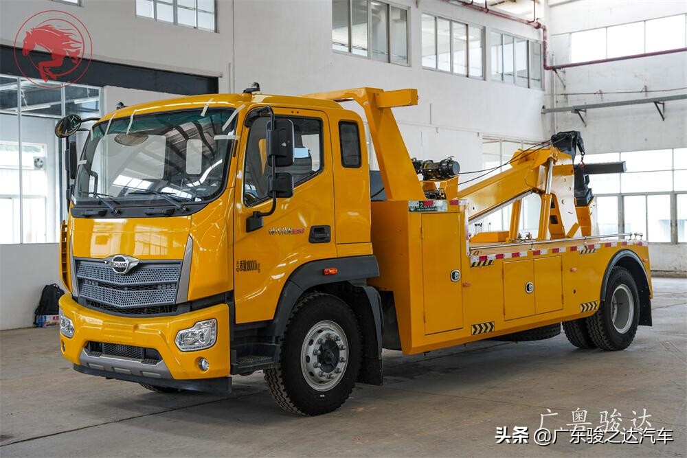 蓝牌平板清障车价钱,选购指南一拖二平板清障车费用