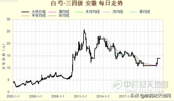 2021年白芍中药材行情分析,白芍2025年行情预测