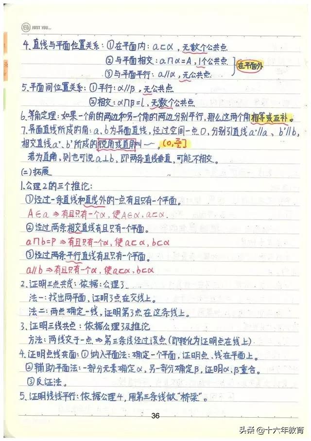 高考数学90分必会知识点,高考数学150学霸的笔记和归纳