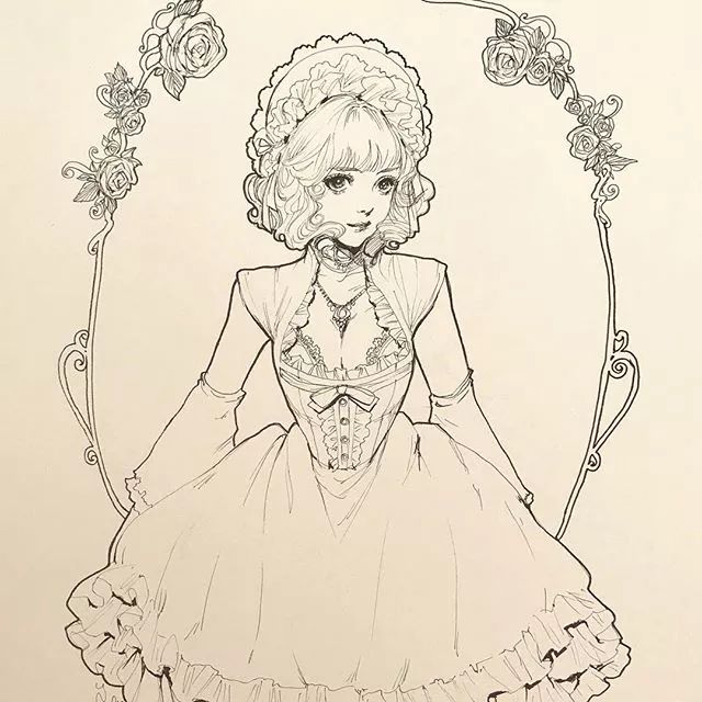 最难画最漂亮的公主,怎么画出优美的又好看的公主