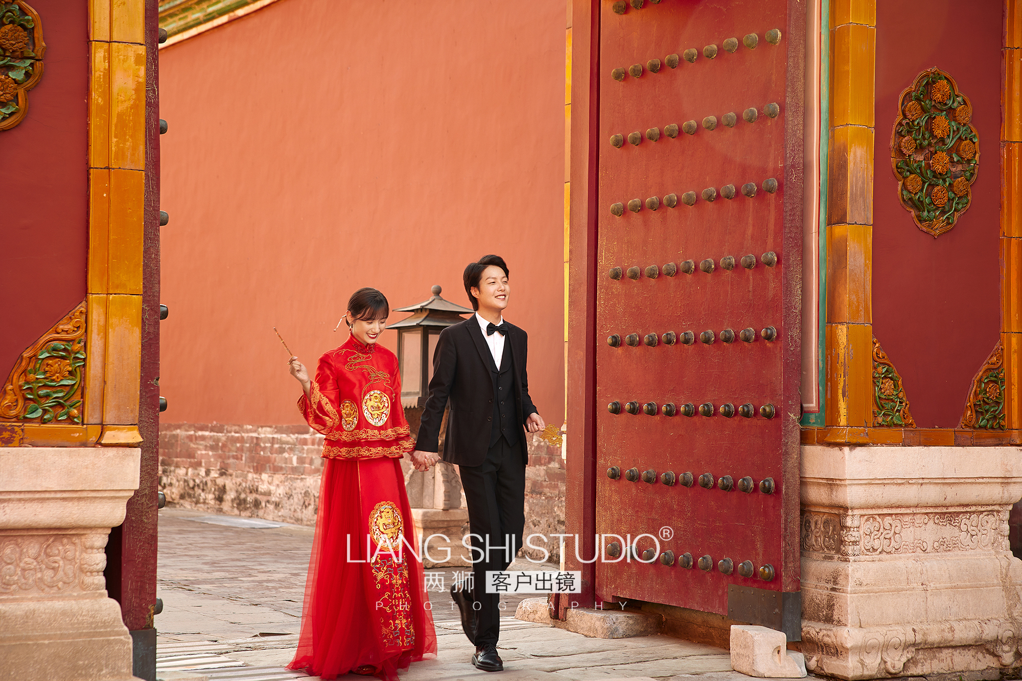 故宫中式婚纱照,故宫婚纱照拍摄大气磅礴