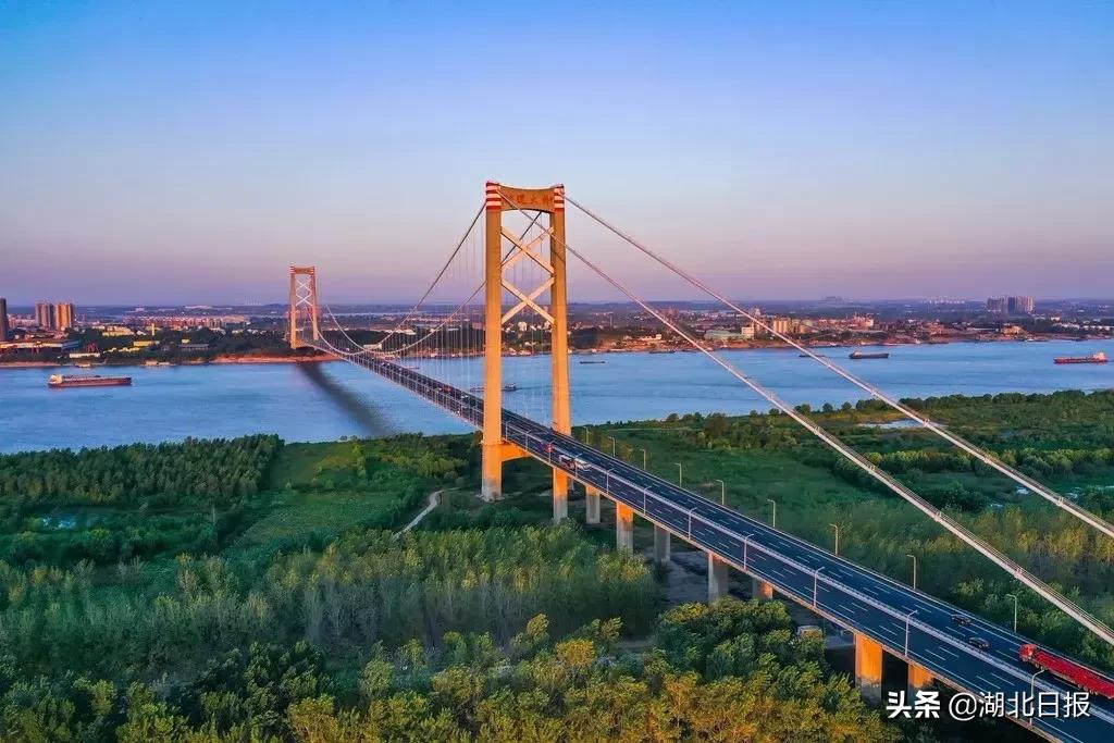 湖北各市长江大桥数量,湖北最大长江大桥图