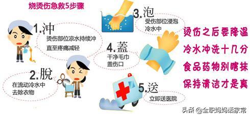 小孩被油烫伤怎么处理好得快,2岁孩子被油锅烫伤