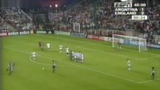 98世界杯英格兰对阿根廷任意球,1986年世界杯阿根廷大战英格兰