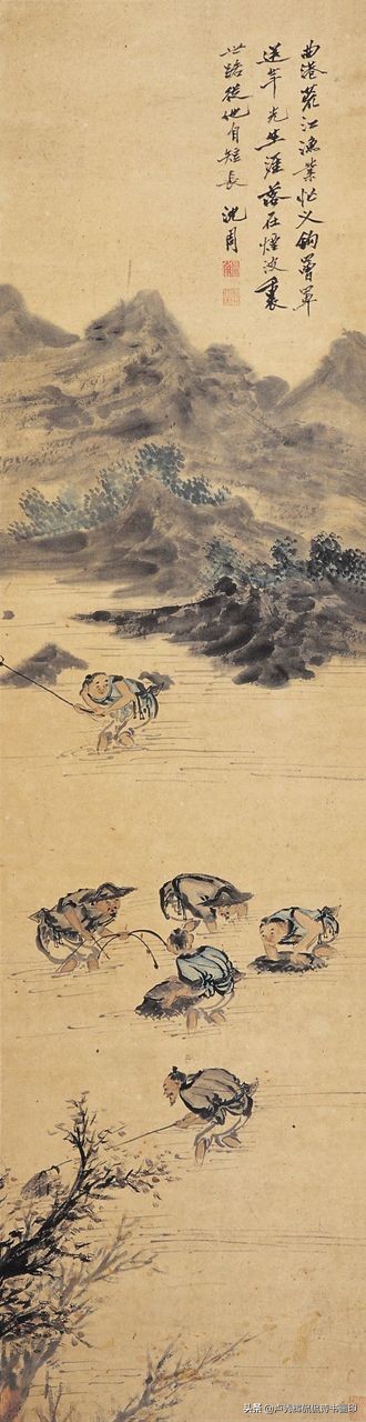沈周中国历代画家绘画题跋选萃,沈周在画坛地位