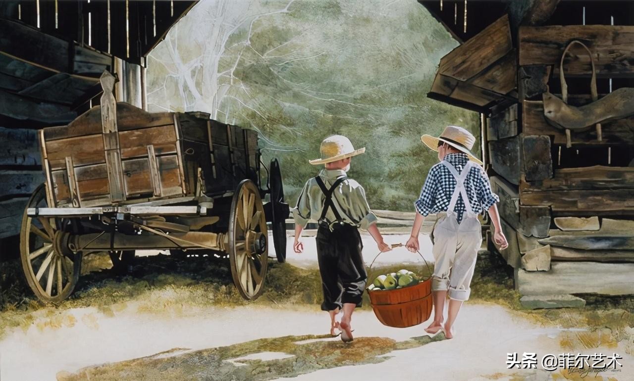 mellende油画作品欣赏,法国艺术家的超写实油画作品