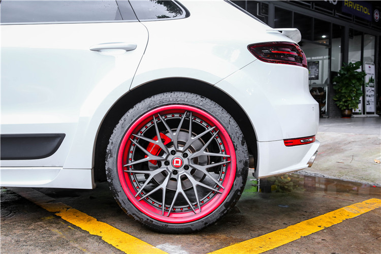 保时捷macan轮毂改装19寸,保时捷macan改装宽体大包围