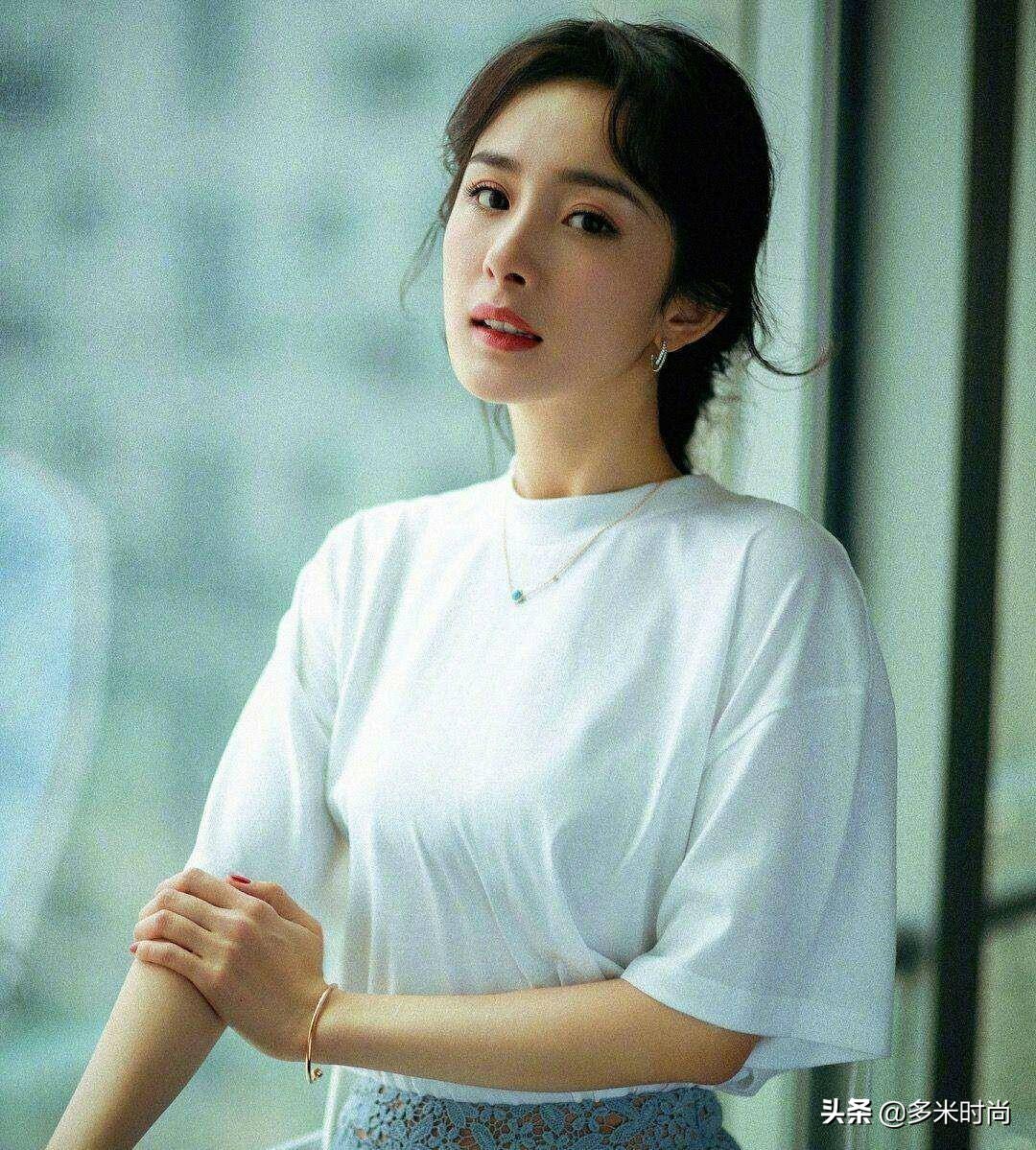 唐嫣和杨幂的发际线,杨幂额头高怎么弄刘海