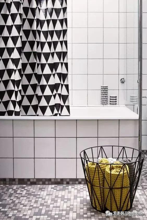 北欧风卫生间墙砖地砖,现代法式风的卫生间地砖