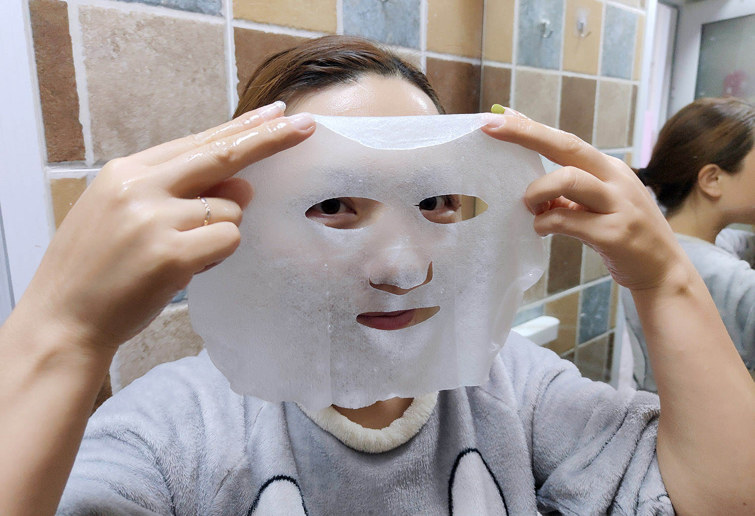 小分子玻尿酸水润保湿次抛面膜,水肌莹润玻尿酸补水面膜