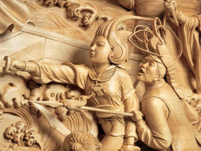 中国四大木雕精品欣赏：东阳木雕