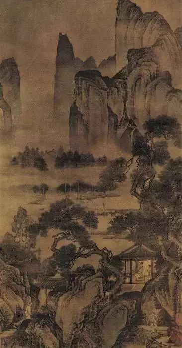 明代夏芷国画山水作品高清大图,明代100幅山水精品赏析第二辑
