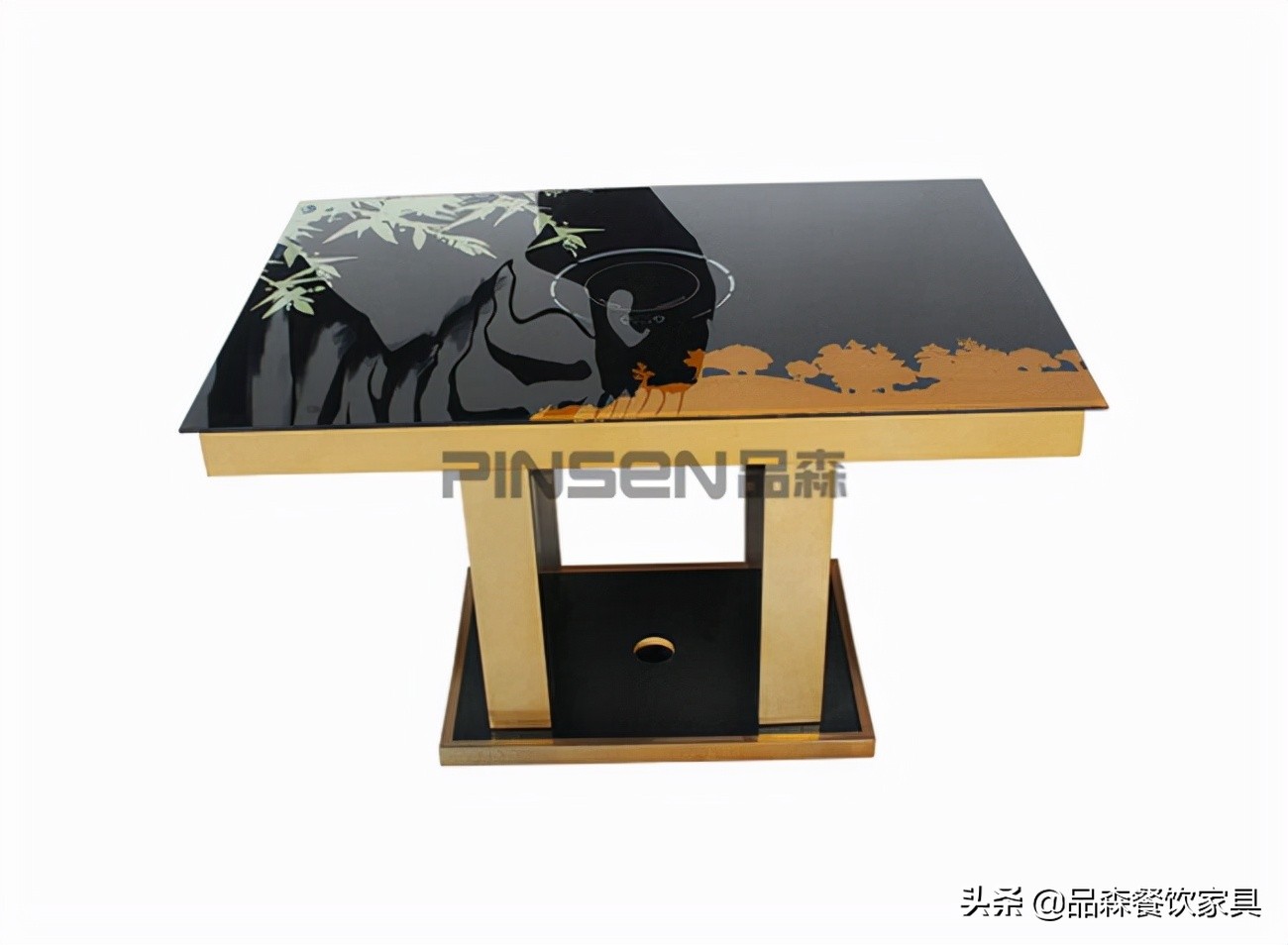 深圳火锅桌椅定做,深圳净化器火锅桌厂家直销