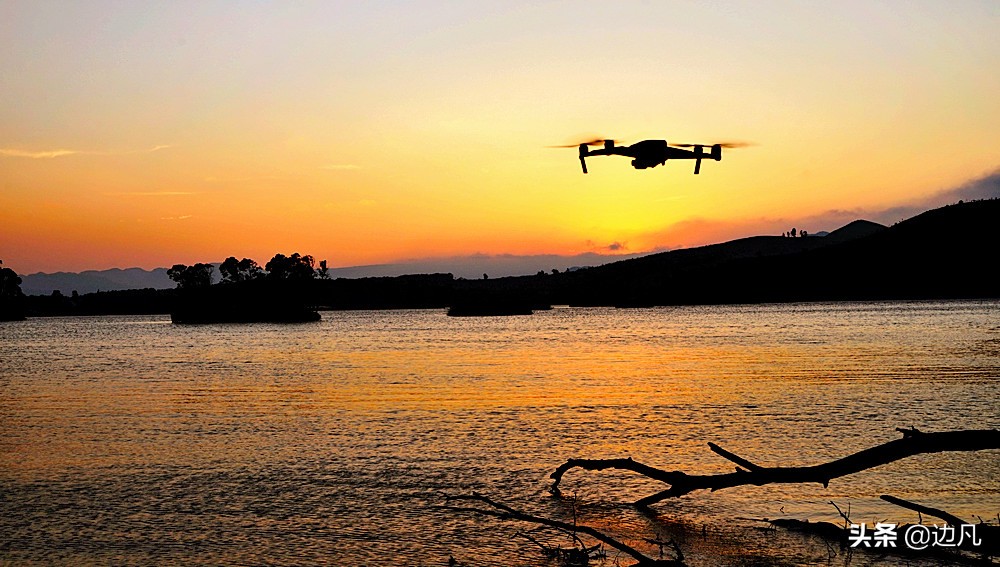 邂逅最美山水田园,春游邂逅一场完美的日落