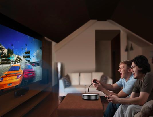 刷片福音坚果智能投影仪品牌接入信用购，0元先带回家