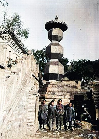 老照片1928年山西省五台山旧貌,忻州五台山影像