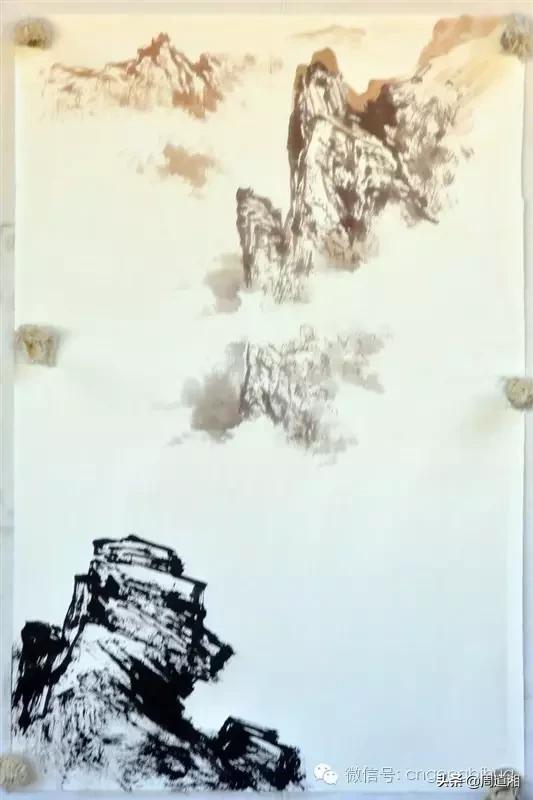 曾刚画山水画上色讲解,如何画山水画教学视频