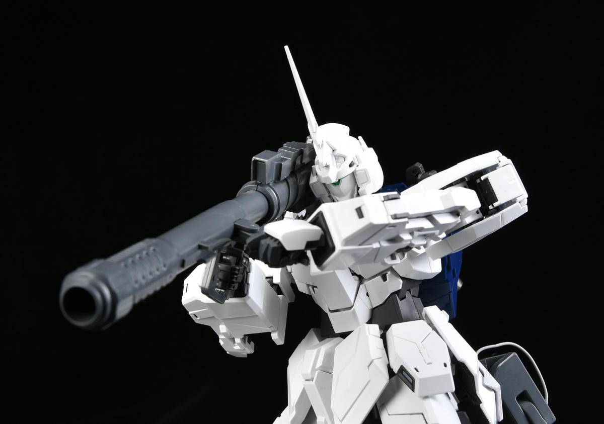 mgex独角兽高达测评,万代限定重炮高达mg开箱