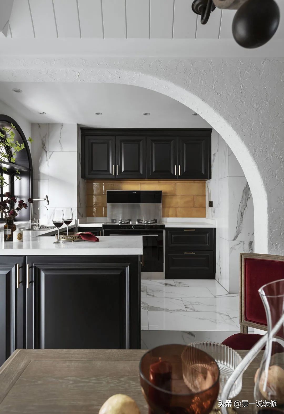 146㎡四室改三室，美式乡村混搭风，装修花费58万，漂亮