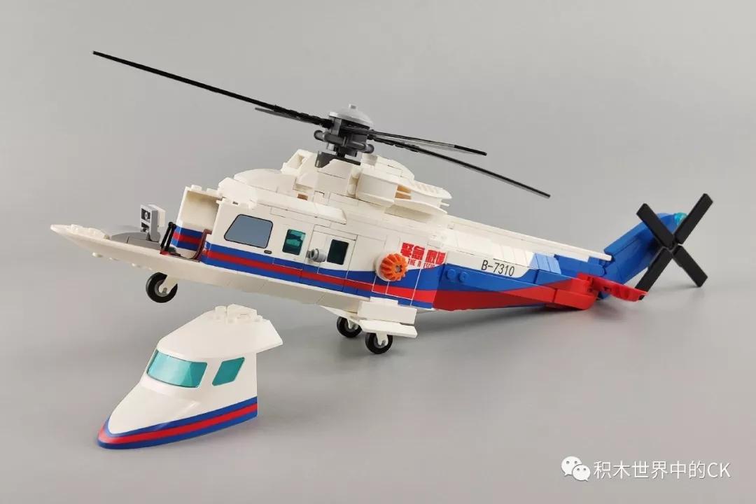 森宝60321救援直升机测评,森宝紧急救援系列
