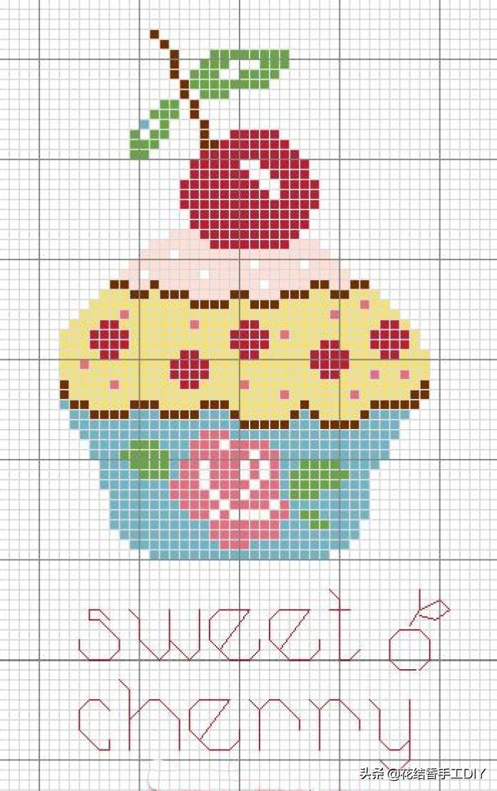 小型十字绣图案大全免费,简单好绣的十字绣图案