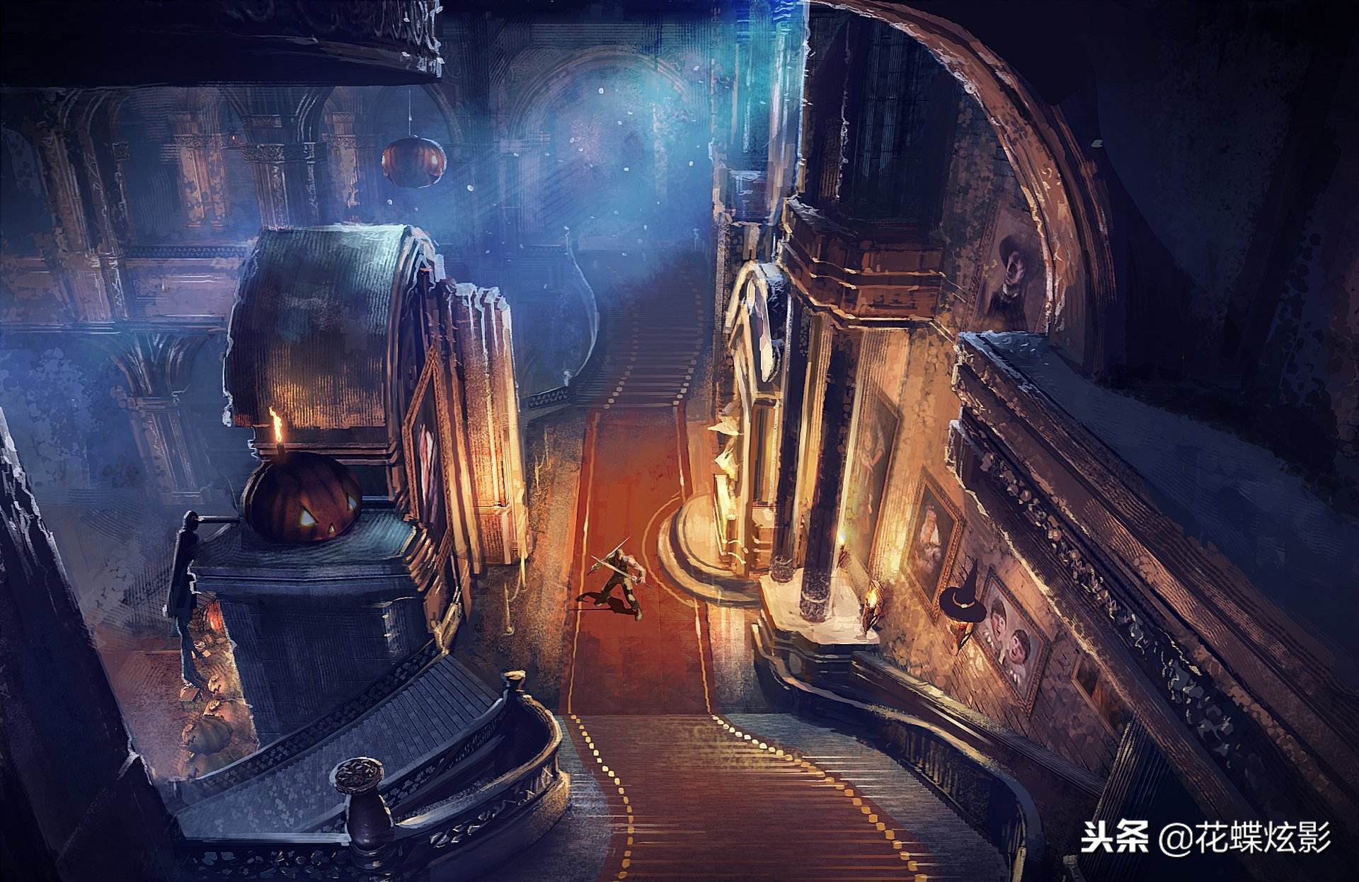 chatgpt场景原画,宏大的游戏场景原画图片