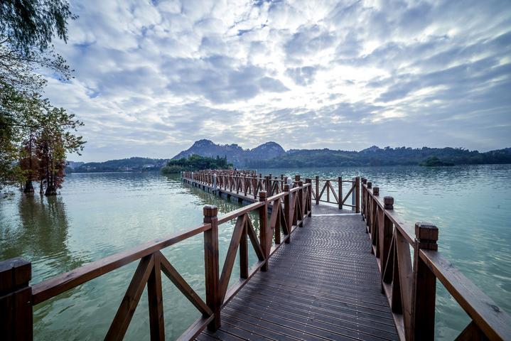 星湖冬日燃情，比落羽杉还要红的是什么？#我和湿地有个约会#