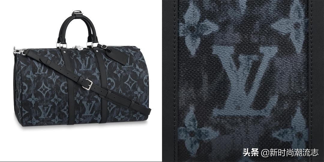 新男款lv包单肩斜挎包带按扣,lv2023早春男装包刺绣