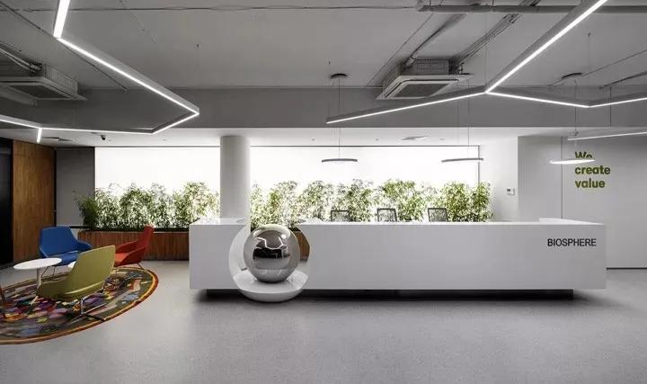 办公室装修前台效果图,工厂办公室前台装修效果图