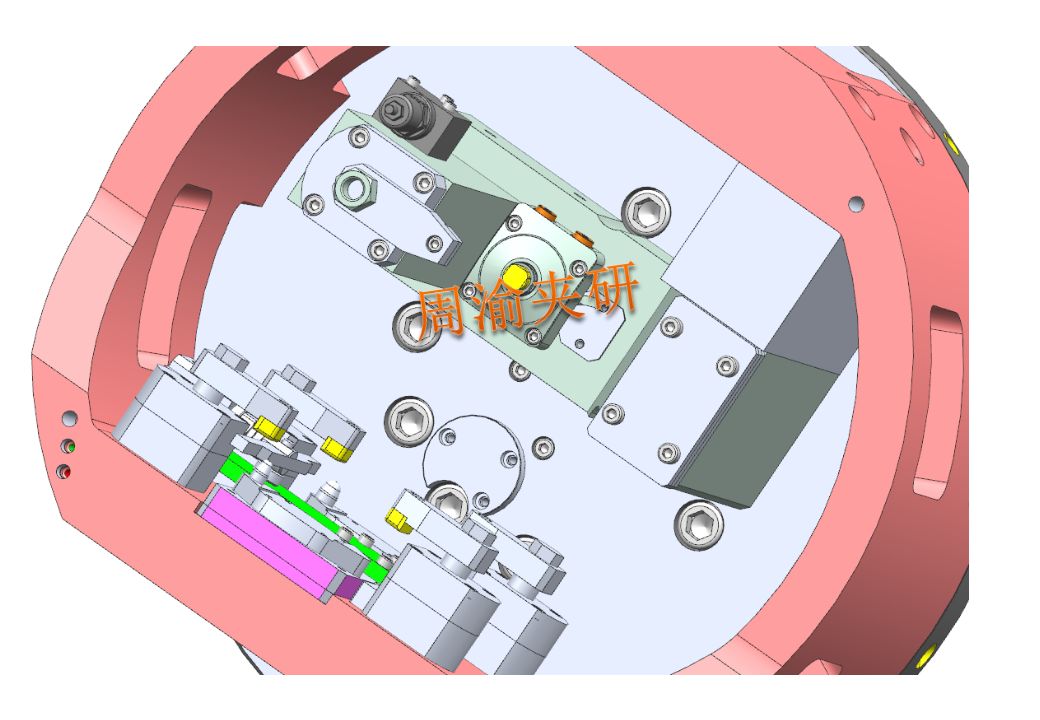 一种数控车床液压夹具,立式液压涨紧夹具