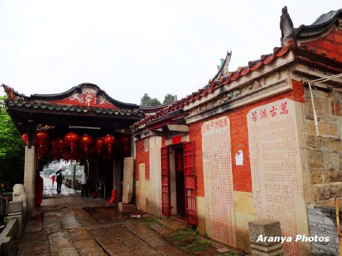 福建晋江安平桥视频,雨中安平桥