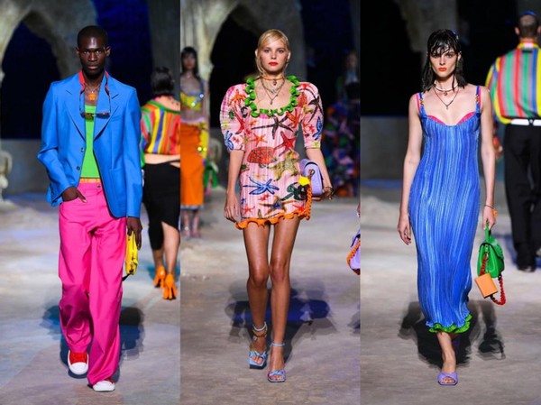 versace范思哲2023春夏成衣秀场,范思哲versace奢侈品