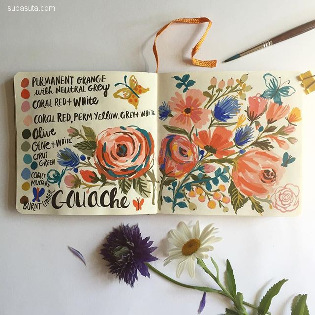 插画师carolyngavin绘画作品,carolyn插画