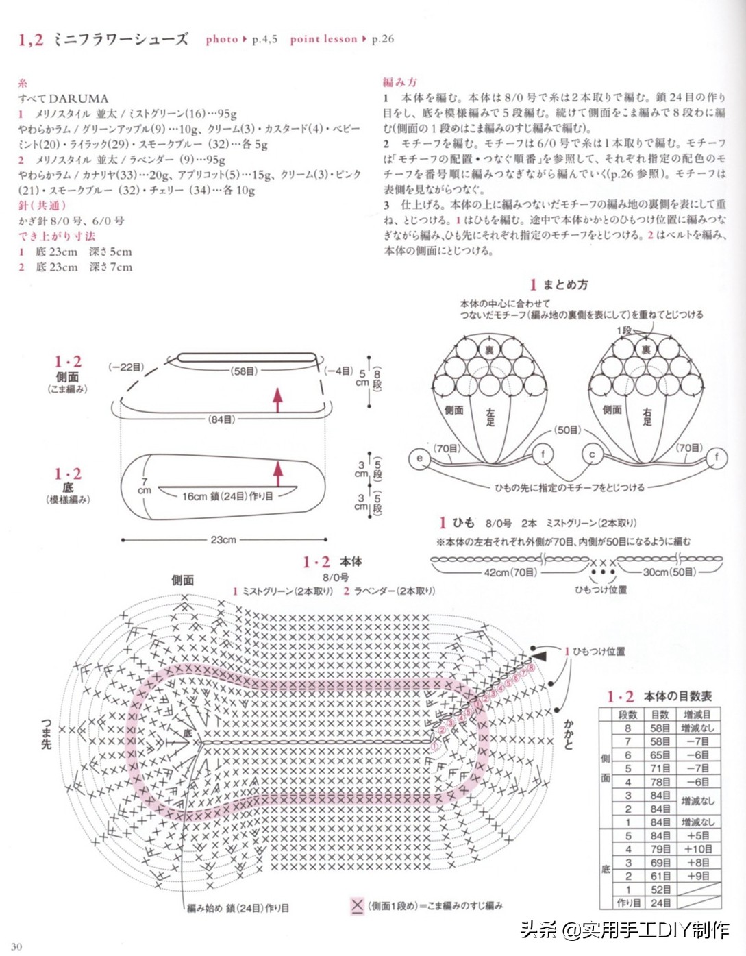钩编宝宝鞋视频教程,宝宝钩鞋子的花样图案100种