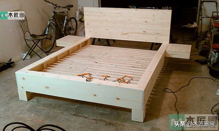手工实木家具制作床,家具制作学习