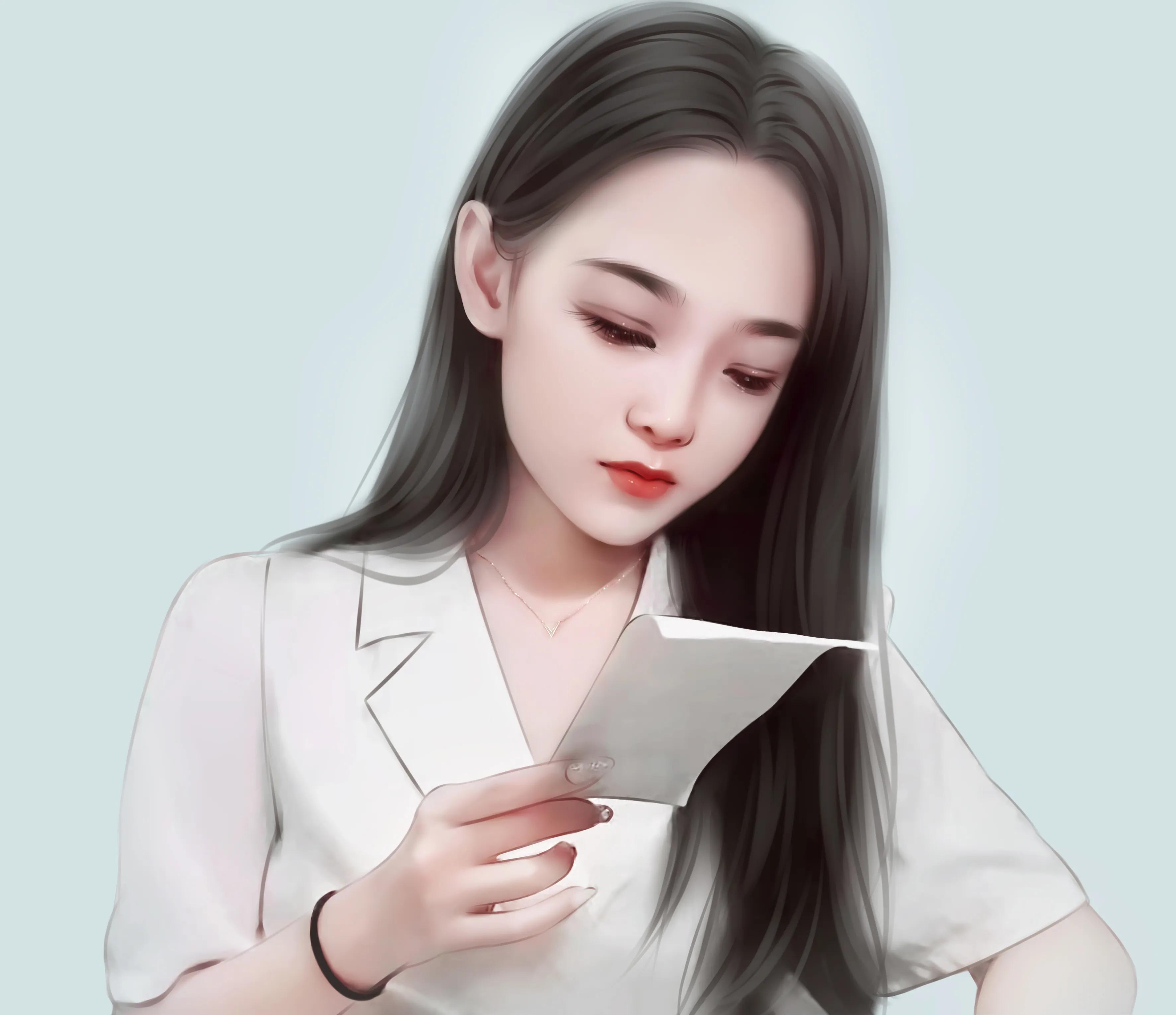 可爱的芭比娃娃手绘头像,换一换你的微信头像吧