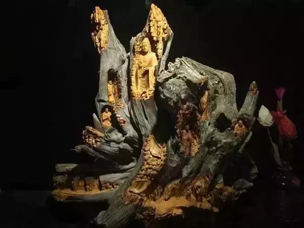 木雕佛像仿古,木雕佛像工艺品欣赏