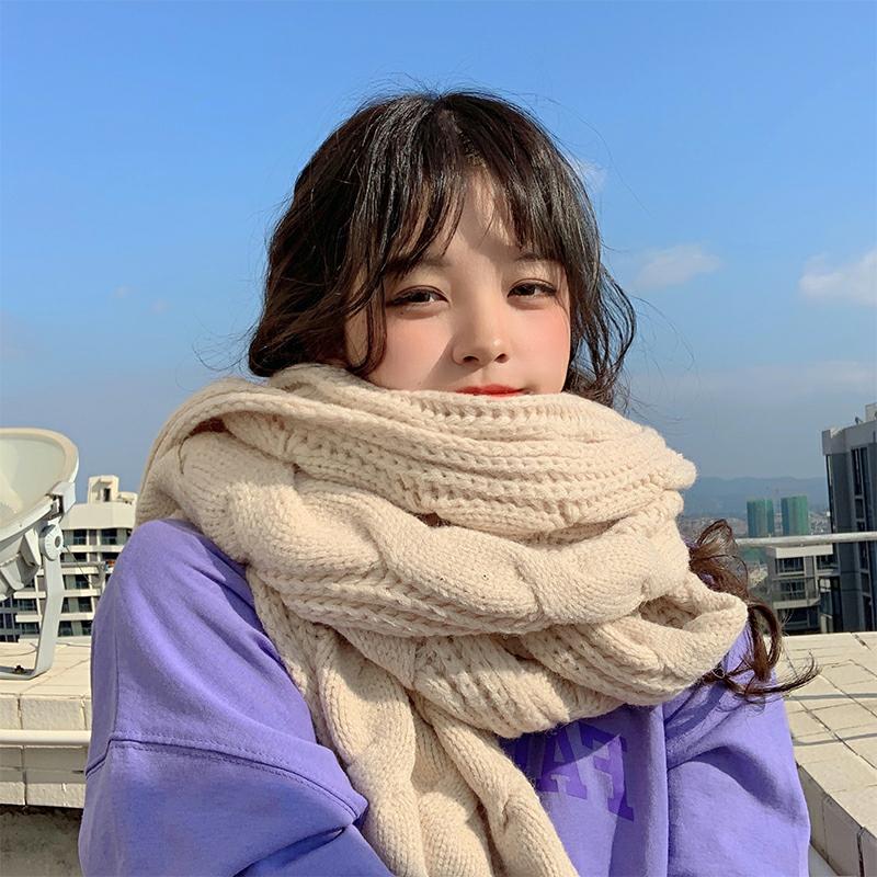 围巾臃肿难看,围巾臃肿