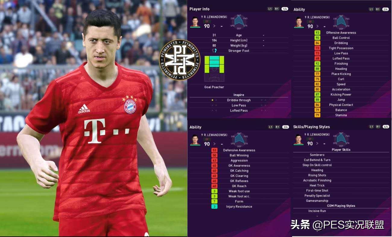 实况2020拜仁的阵型,实况2021拜仁完整阵容