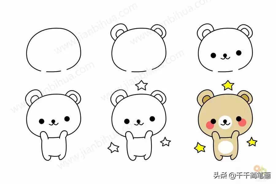 3-6岁儿童动物画入门教程,幼儿园动物画大全最简单