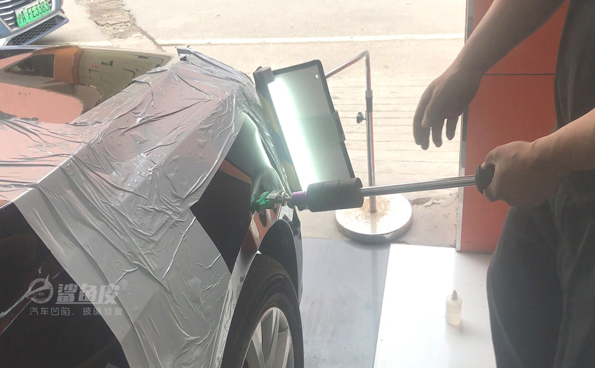 大众后叶子板凹陷修复影响卖吗,大众叶子板凹陷修复教程